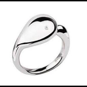 HOT DIAMONDS ETERNAL LOOP STERLING SLV RING SZ 6.5
